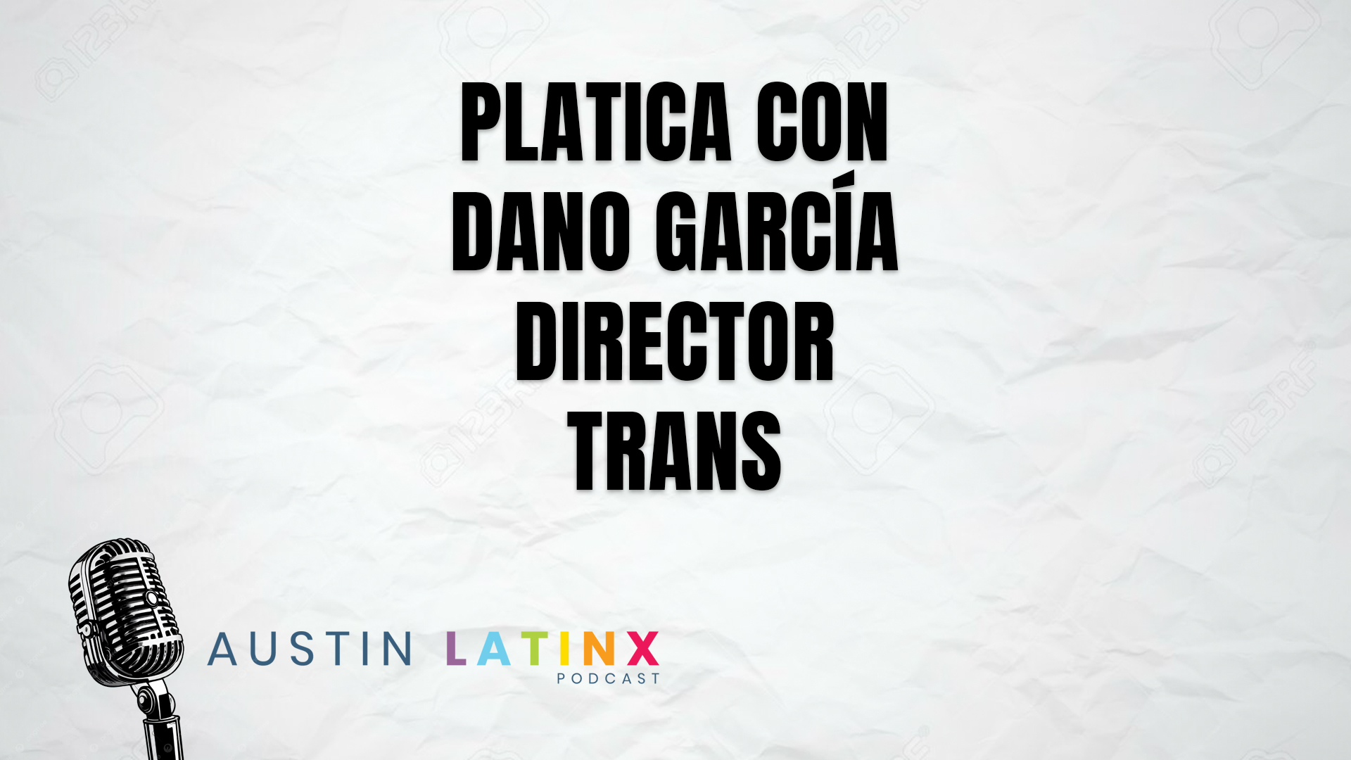 Platica con Dano García